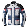 KURTKA MOTOCYKLOWA TEKSTYLNA RST PRO SERIES ADVENTURE X SILVER DARK BLUE RED