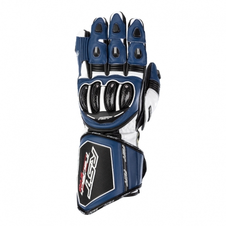 RĘKAWICE MOTOCYKLOWE RST TRACTECH EVO 4 BLUE WHITE BLACK