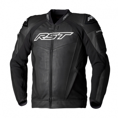 KURTKA MOTOCYKLOWA SKÓRZANA RST TRACTECH EVO 5 BLACK BLACK BLACK