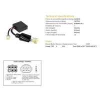 DZE MODUŁ ZAPŁONU CDI HONDA CRF 450X '05-'17 (OEM 30410-MEY-671)