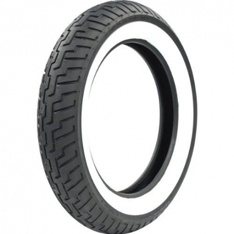 DUNLOP ZZZZ OPONA 130/90-16 D404 67H TT PRZÓD WWW BIAŁY BOK DOT 16/2023