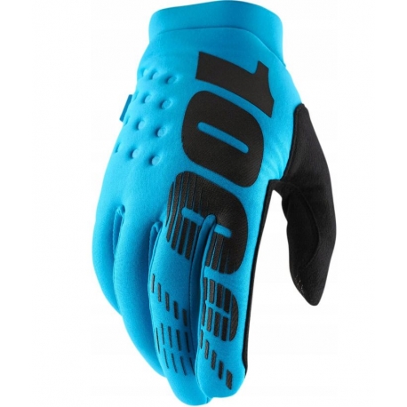 100 PROCENT RĘKAWICE CROSS/ENDURO BRISKER TURQUOISE KOLOR TURKUSOWY ROZMIAR L