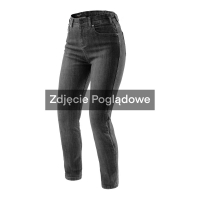 JEANSY MOTOCYKLOWE DAMSKIE REBELHORN CLASSIC WASHED BLACK MONOLAYER