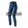 JEANSY MOTOCYKLOWE DAMSKIE REBELHORN CLASSIC WASHED BLUE MONOLAYER
