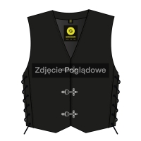 KAMIZELKA MOTOCYKLOWA SKÓRZANA BROGER CLUBMAN BLACK