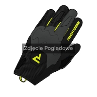 RĘKAWICE MOTOCYKLOWE DAMSKIE REBELHORN CORE BLACK GREY FLUO YELLOW