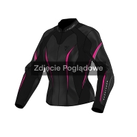 KURTKA MOTOCYKLOWA SKÓRZANA DAMSKA REBELHORN DIVA ST BLACK PINK