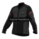 KURTKA MOTOCYKLOWA TEKSTYLNA BROGER GRID BLACK DARK GREY RED