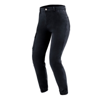 JEANSY MOTOCYKLOWE DAMSKIE OZONE JANE JOGGER FIT BLACK