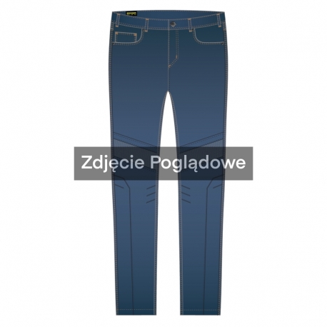 JEANSY MOTOCYKLOWE BROGER MAVERICK WASHED BLUE