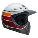 KASK MOTOCYKLOWY BELL MOTO-3 ECE6 RSD SDL BLACK SATIN GLOSS WHITE BLACK