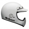 KASK MOTOCYKLOWY BELL MOTO-3 ECE6 SMQ AGS WHITE BLACK S