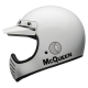 KASK MOTOCYKLOWY BELL MOTO-3 ECE6 SMQ AGS WHITE BLACK S