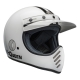 KASK MOTOCYKLOWY BELL MOTO-3 ECE6 SMQ AGS WHITE BLACK S