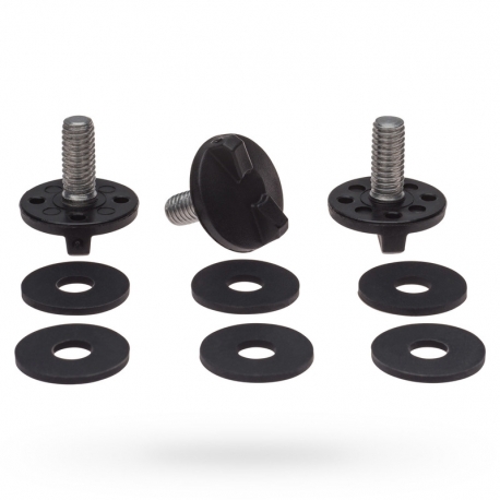 ZESTWA ŚRUB DO KASKU BELL MX-9/ADVENTURE VISOR SCREWS BLACK OS