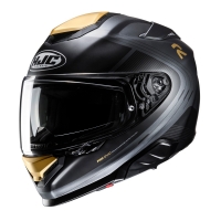 KASK MOTOCYKLOWY HJC RPHA71 FREPE BLACK GOLD XL