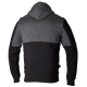 BLUZA MOTOCYKLOWA RST TEAM ZIP THROUGH KEVLAR BLACK GREY
