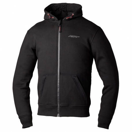 BLUZA MOTOCYKLOWA RST ZIP THROUGH URBAN KEVLAR BLACK