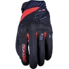 FIVE GLOVES RĘKAWICE TEKSTYLNE RS3 EVO KOLOR CZARNY / CZERWONY ROZMIAR XXL 12