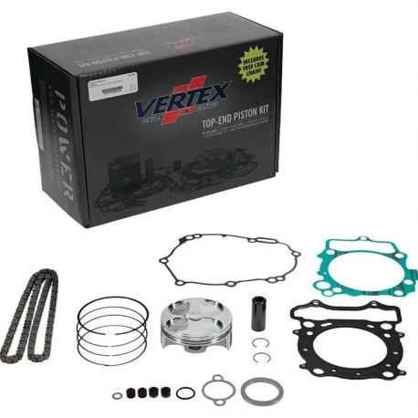 VERTEX 2025/02 ZESTAW NAPRAWCZY GÓRY SILNIKA SUZUKI RMZ 450 '18-'24 (STD. + 0.01MM 95.97MM) (12.5:1) (TŁOK, USZCZELKI TOP-END,