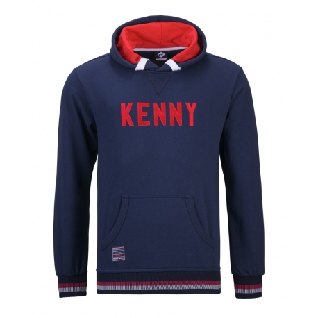 KENNY RACING BLUZA Z KAPTUREM SUZUKA KOLOR NIEBIESKI/CZERWONY ROZMIAR L