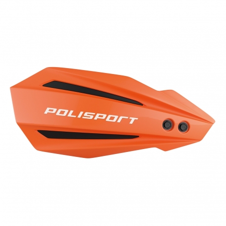 POLISPORT OFERTA SPECJALNA OSŁONY RĄK (HANDBARY) MODEL BULLIT Z UNIWERSALNYM ZESTAWEM MONTAŻOWYM 22/28 KTM KOLOR POMARAŃCZOWY (O