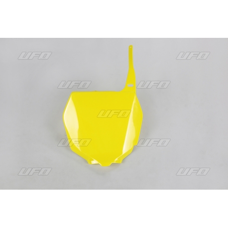 UFO TABLICA NA NUMER STARTOWY SUZUKI RM 125/250 '01-'17, RMZ 250 '07-'09, RMZ 450 '05-'07, KOLOR ŻÓŁTY