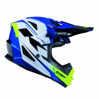 KENNY RACING KASK CROSS/ENDURO TRACK GRAPHIC SPEED NEON BLUE KOLOR NIEBIESKI/BIAŁY ŻÓŁTY ROZMIAR S