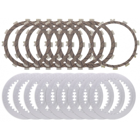 PSYCHIC 2025/05 TARCZE, PRZEKŁADKI SPRZĘGŁOWE (KOMPLET) KAWASAKI KX 250 F (KXF250) KX 250 X '21-'24