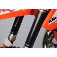 SCAR RACING SAMOPRZYLEPNE OSŁONY GOLENI LAG TELESKOPÓW CARBON WYMIARY 220X45MM (MAŁE MOTOCYKLE)