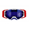 UFO 2025/09 GOGLE CORE 2.0 KOLOR BIAŁY / CZERWONY SZYBA NIEBIESKA