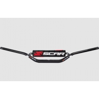 SCAR RACING KIEROWNICA 22,2MM HIGH ENDURO STYLE Z POPRZECZKĄ I GĄBKĄ W ZESTAWIE KOLOR CZARNY