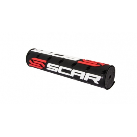 SCAR RACING GĄBKA NA KIEROWNICĘ (POPRZECZKĘ) (250MM) KOLOR CZARNY Z LOGO SCAR