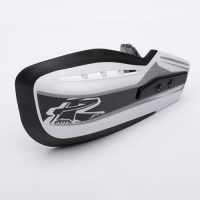 RENTHAL MX ZESTAW NAKLEJEK OSŁONY RĄK (HANDBARY) (LISTKI) KOLOR BIAŁY SZARY