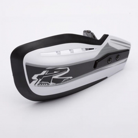 RENTHAL MX ZESTAW NAKLEJEK OSŁONY RĄK (HANDBARY) (LISTKI) KOLOR BIAŁY SZARY