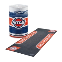 NILS PROMOCJA OLEJ SILNIKOWY 4T OFF ROAD 10W40 100% SYNTETYK BECZKA 56,8L (AKC) I NILS MATA ŚRODOWISKOWA/SERWISOWA POD MOTOCYKL 