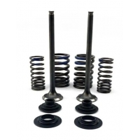 PSYCHIC ZAWORY SSĄCE (KOMPLET 2 SZT. ZAWORÓW ZE SPRĘŻYNAMI I PODKŁADKAMI) HONDA CRF 250 F '19-'24 STALOWE