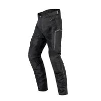 SPODNIE MOTOCYKLOWE TEKSTYLNE OZONE FLOW BLACK 3XL