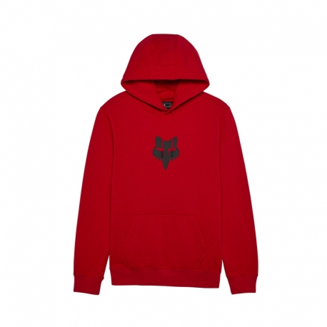BLUZA Z KAPTUREM FOX HEAD FLEECE PO FLAME RED M