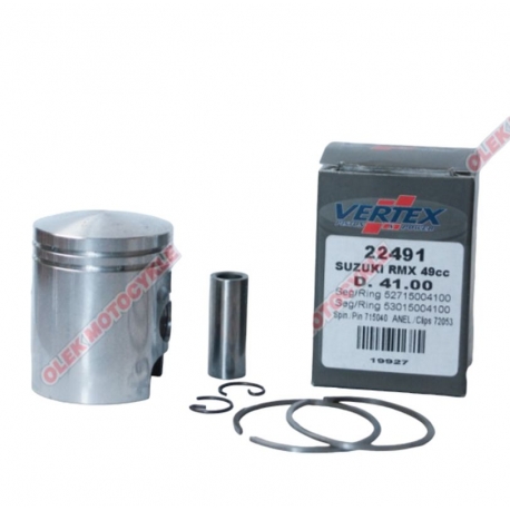 VERTEX TŁOK SUZUKI MORINI (PIERŚCIENIE 53015004100 X 1, 52715004100 X 1) (40,95MM NOMINAŁ)