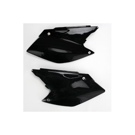 UFO BOCZKI TYLNE KAWASAKI KXF 250 '04-'05 KOLOR CZARNY - ZASTĘPUJE SU03932001