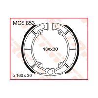 TRW ZF SZCZĘKI HAMULCOWE (160X30MM) (K705) KAWASAKI EL/GPZ/ER/Z/ZL