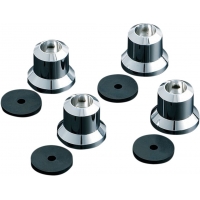 LUGGAGE RACK RISERS CHROME