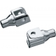 TAPERED PEG ADAPTERS FOR CAN-AM HONDA & SUZUKI CHROME