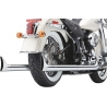TRUE DUALS EXHAUST SYSTEM CHROME WITH FISHTAIL TIPS