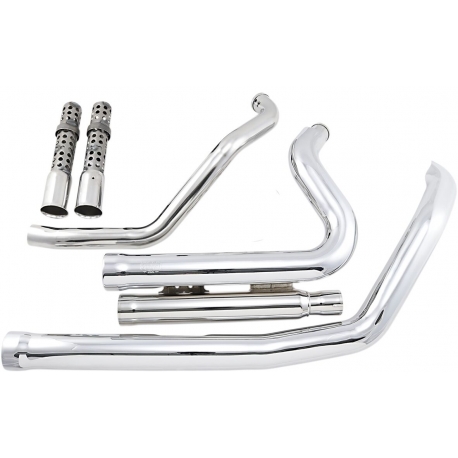 EXHAUST SYSTEM SPEEDSTER 909 SHORT 2-INTO-2 CHROME