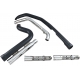 EXHAUST SYSTEM SPEEDSTER 909 SHORT 2-INTO-2 BLACK