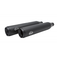 Grand National EC Slip On Mufflers Black/Black