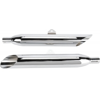 MUFFLER SLIP-ON WITH SLASH CUT TIP CHROME