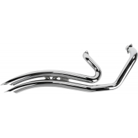 SWEPT EXHAUST CHROME WITH O2 SENSOR BUNGS